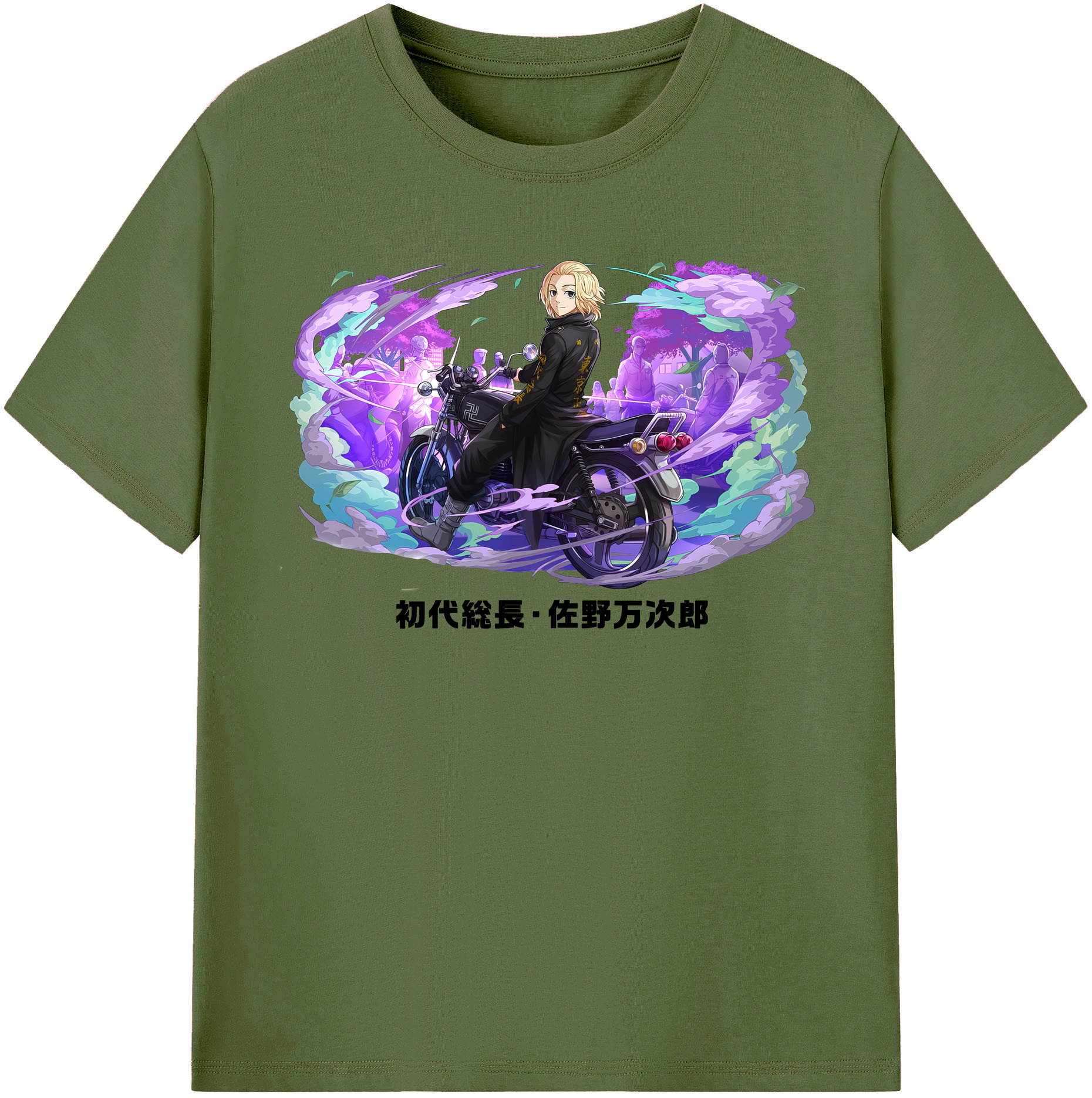 （画像用） 東京リベンジャーズ Tokyo Revengers 綿100％半袖Tシャツ（フロントプリント）